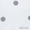 Original mini white dotty 3-6 mnd