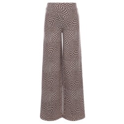 10Sixteen jaquard knit pants swirl check