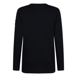 T-Shirt Longsleeve Fancy Pique black