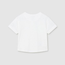 S/s combined linen shirt white     