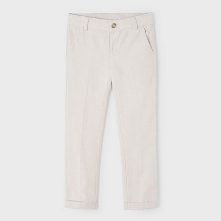 Linen suiting pants raffia          