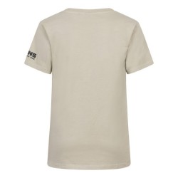 T-Shirt Fancy Basic Long stone sand