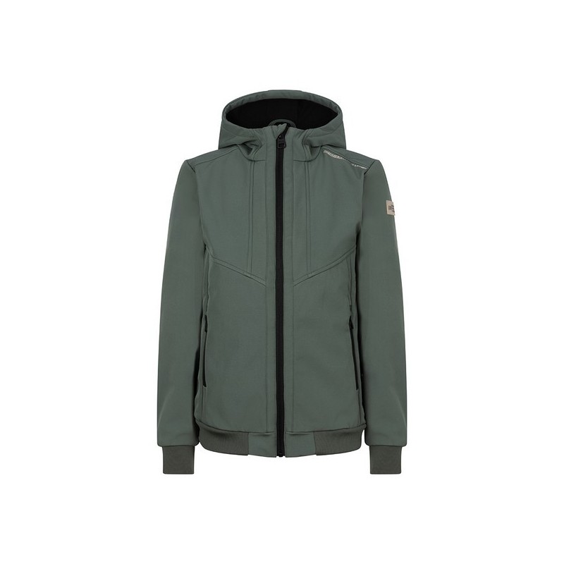 Soft Shell Hooded Jacket army
