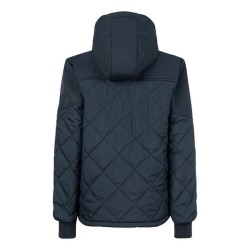 Quilted Soft Shell Hooded Jacket deep antra