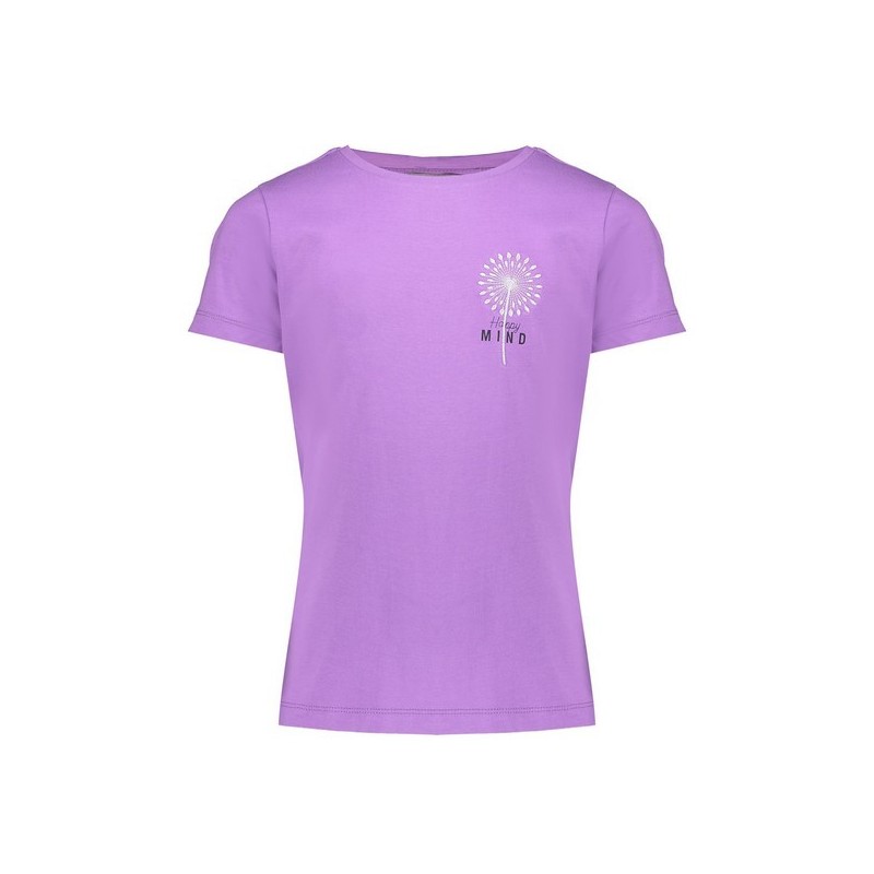 T-shirt "happy mind" purple
