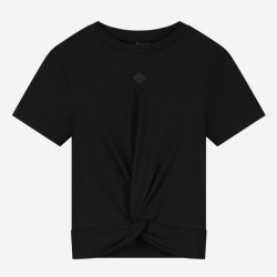 Knot Rib T-Shirt black