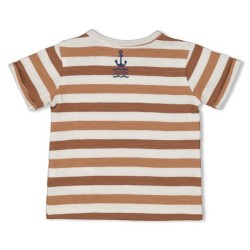 T-shirt streep - Let's Sail