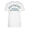 T-Shirt V-neck Sun Valley offwhite