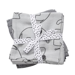 Swaddle contour grey 2-pack