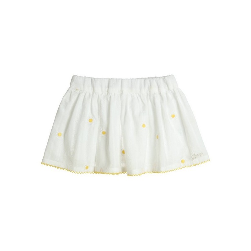 Skirt Jasin offwhite-yellow