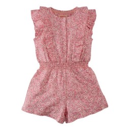 Marly playsuit Tropical peach/AOP