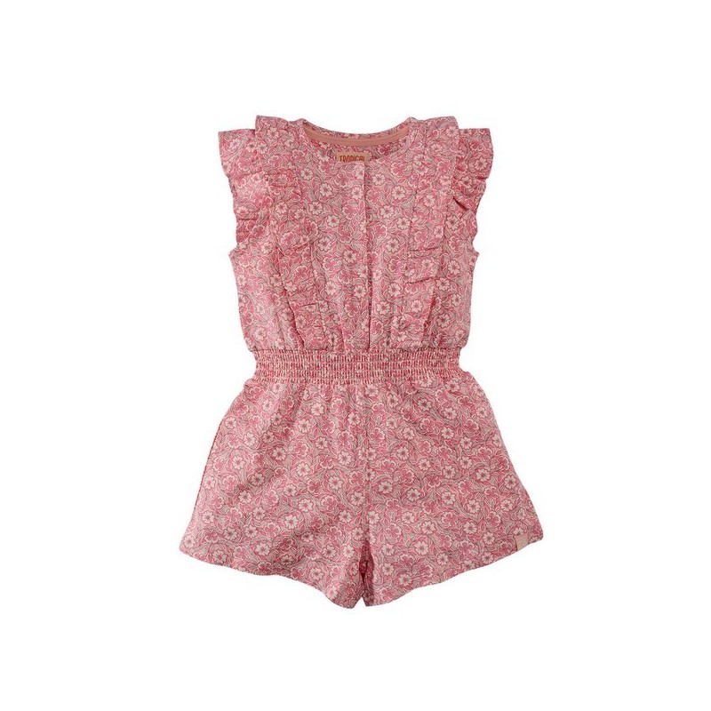 Marly playsuit Tropical peach/AOP