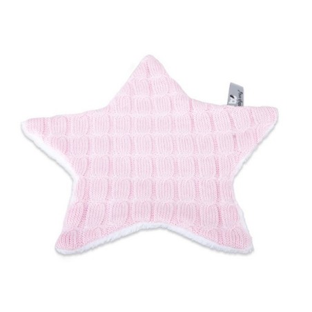 Knuffeldoekje baby roze teddy ster