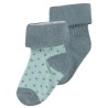 U Socks 2-pck Dot dark green