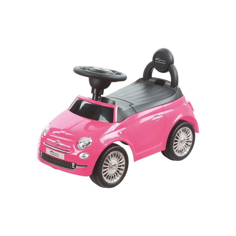 Loopauto Fiat roze
