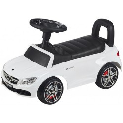Loopauto Mercedes coupe wit