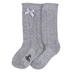Girls knee socks grey