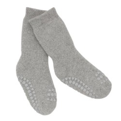 Antislip sokken grey melange