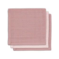 Monddoekje bamboe hydrofiel pale pink 3-pack