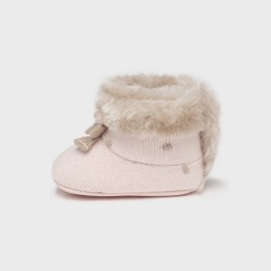 Knit boots baby rose                 