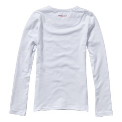 Shirt Girls Basic lange mouw white