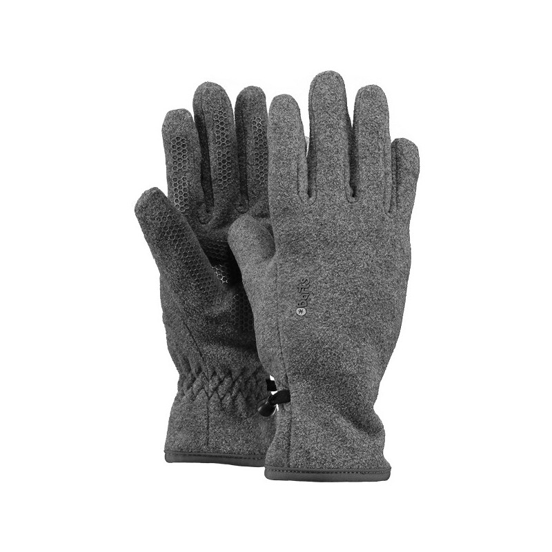 Fleece gloves kids heather grey