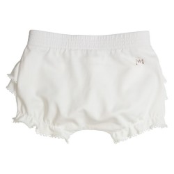 Bloomer frills and picot stitches offwhite