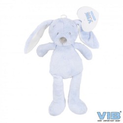 Pluche konijn groot 35 cm very important rabbit blauw