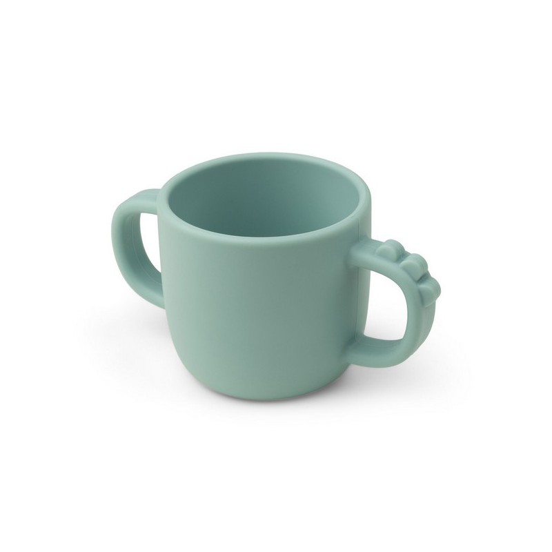 Peekaboo 2-handle cup Croco blue