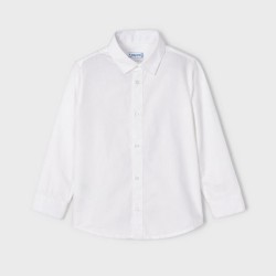 Basic l/s shirt white             