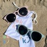 Okky zonnebril rond Starfish pink