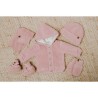 Cardigan with hood teddy soul old pink