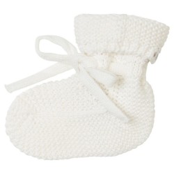 Unisex Booties knit nelson white