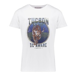 T-shirt Tucson offwhite/blue