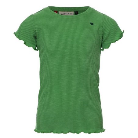 Little rib t-shirt clover green
