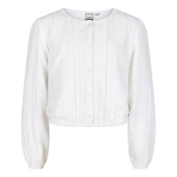 Cropped Shirt Longsleeve white