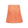 Skirt orange/pink flower terra/coral combi