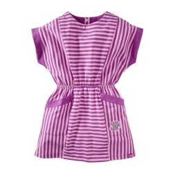 Karliene jurk Vigorous violet/Pink bliss